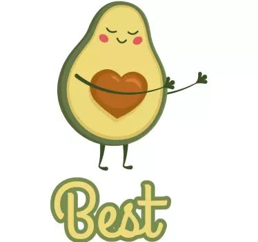 Best couple matching avocado matching shirts for couples - TenStickers