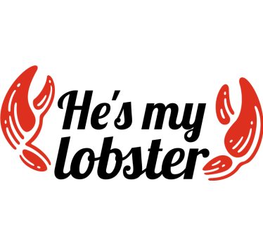 Lobster theme couple t-shirts couple t-shirts - TenStickers