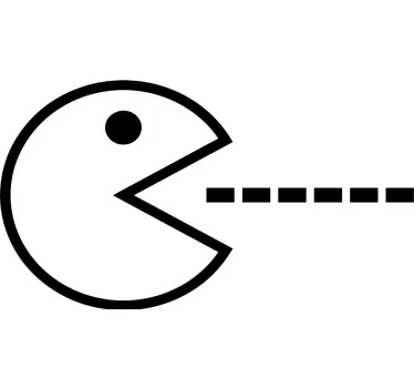 Monocolor pac-man and ghost couple t shirt - TenStickers