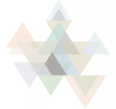 Geometric triangle pattern t-shirt - TenStickers