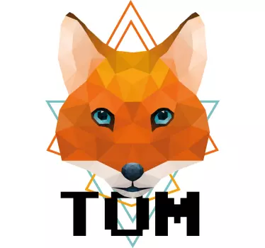 Kids t-shirt fox character design - TenStickers