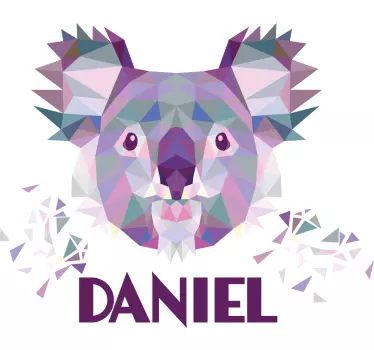 Baby t-shirt with adorable koala face design - TenStickers