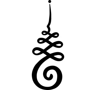 Unalome symbol t-shirt - TenStickers