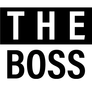 The boss & the real boss his and her hoodie - TenStickers