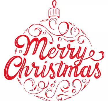 Men's Christmas hoodie with text Merry Christmas - TenStickers