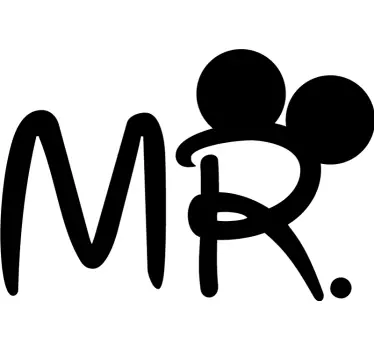 Mr & Mrs mice matching couple hoodie - TenStickers