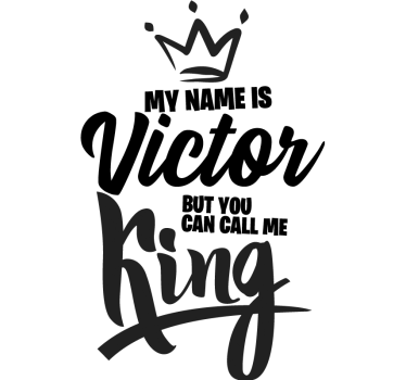 Call me King T-shirts with name - TenStickers