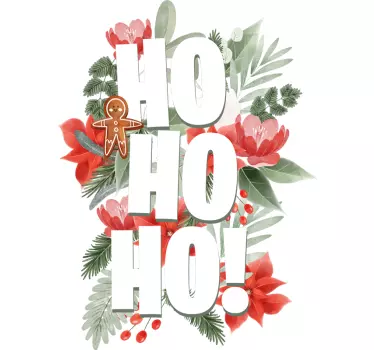 "ho ho ho" Christmas shirt - TenStickers