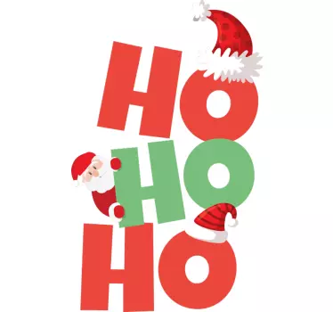 Santa Claus "Ho Ho Ho" Christmas shirt - TenStickers