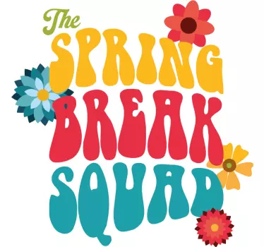 Spring break squad matching couple t shirts - TenStickers