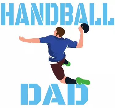 Handball dad sport t-shirt - TenStickers