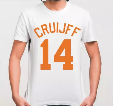 14 Cruyff text t-shirt - TenStickers