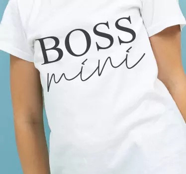 Boss man and baby shirt Father  and son matching shirts - TenStickers