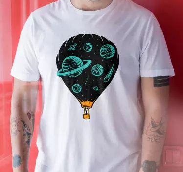 Adventure through space t-shirt - TenStickers