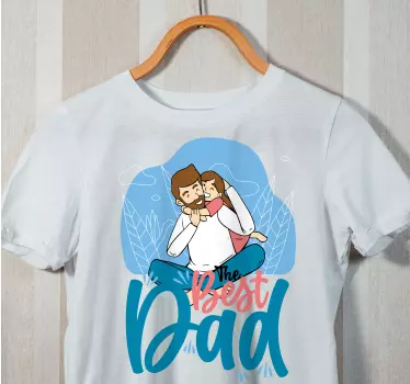 Amazing hugging Father  and son matching shirts - TenStickers