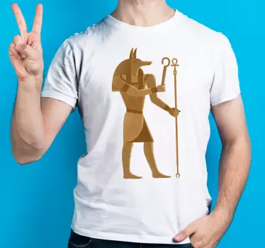Anubis egyptian symbol t-shirt - TenStickers
