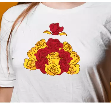 Baby t-shirt colorful rose bouquet design - TenStickers