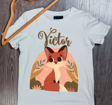 Baby t-shirt cute fox design - TenStickers