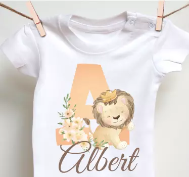 Baby t-shirt cute lion outfit - TenStickers