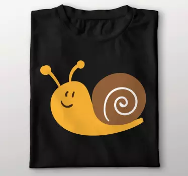 Baby t-shirt cute smiling snail - TenStickers