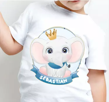 Baby t-shirt with adorable elephant design - TenStickers