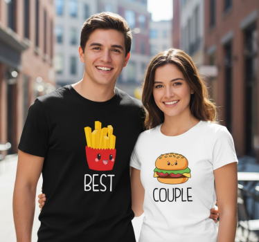 Couple t-shirts for the best couple - TenStickers