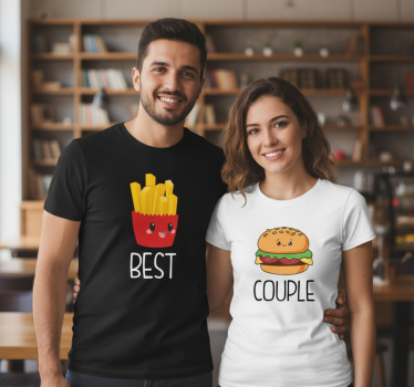 Best couple t-shirts for you and your partner - TenStickers