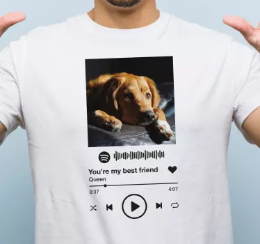 Spotify best friend tribute mother and daughter t-shirt - TenStickers