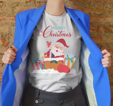 Christmas t-shirt merry christmas cheer - TenStickers