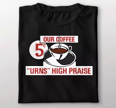 Coffee shop humor t-shirt - TenStickers