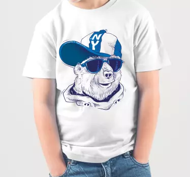 Cool monkey in shades t-shirt - TenStickers