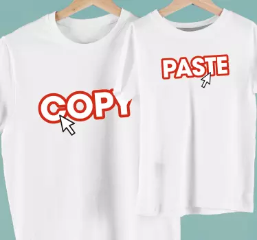 Copy paste concept t-shirt - TenStickers