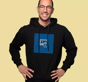 Personalised hoodie with your name and image - TenStickers