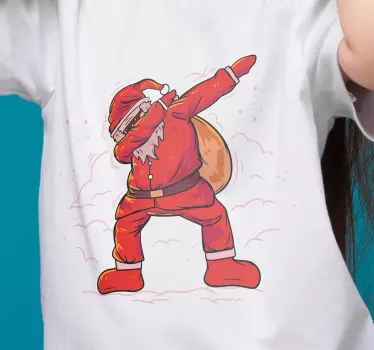 Dapping santa klaus christmas tee shirts - TenStickers