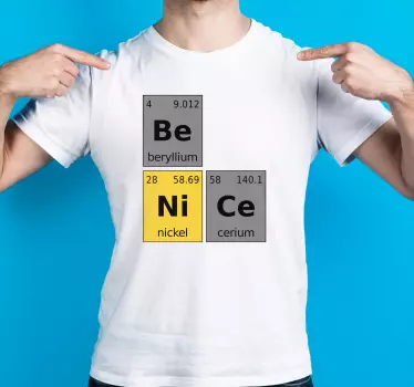 Elements of chemistry t-shirt - TenStickers