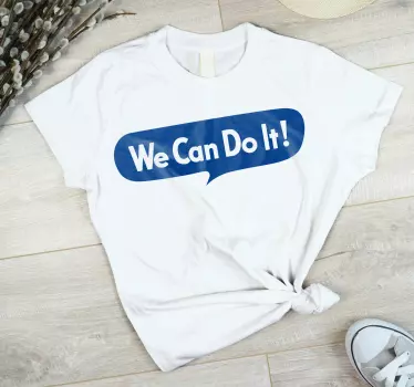 Empowerment message trend t-shirt - TenStickers
