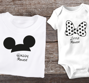 Family members Micky Mouse  Mother and daughter shirt - TenStickers