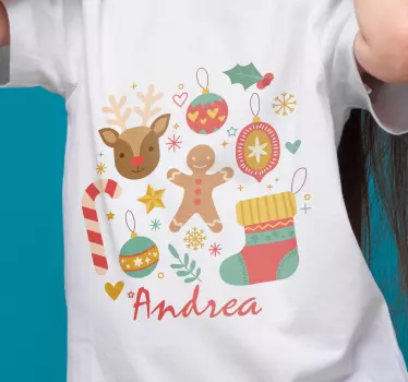Father and son t-shirt holiday spirit - TenStickers