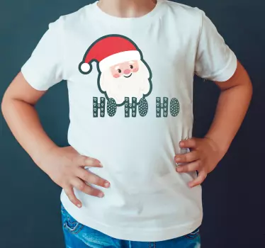 Father and son t-shirt jolly santa joy - TenStickers