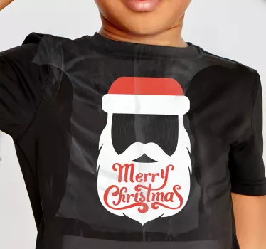 Father and son t-shirt joyful christmas celebration - TenStickers