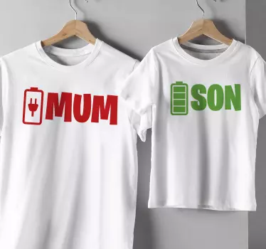 Father and son t-shirt mum and son t-shirt - TenStickers