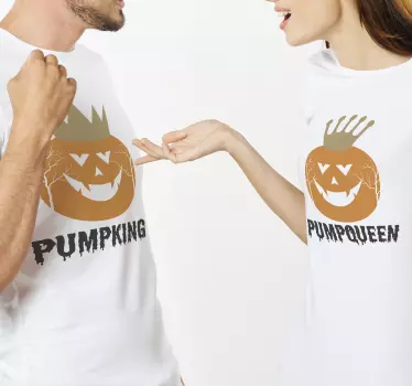 Father and son t-shirt pumpkin king duo - TenStickers