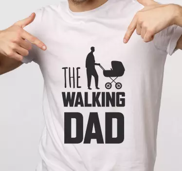 Father and son t-shirt the walking dad - TenStickers