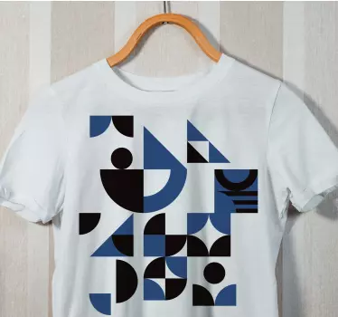 Geometric patterned t-shirt - TenStickers