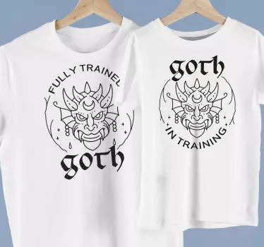 Gothic training apparel t-shirt - TenStickers