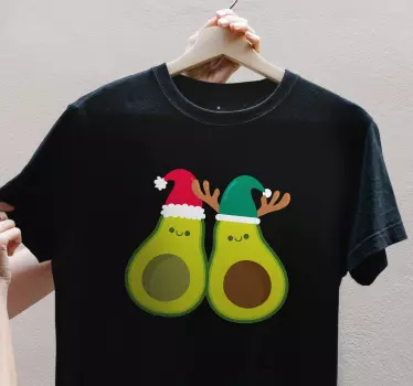 Halloween t-shirt avocado holiday duo - TenStickers