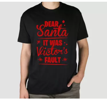 Halloween t-shirt dear santa i can explain - TenStickers