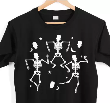 Halloween t-shirt halloween skeleton dance shirt - TenStickers