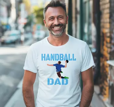 Handball dad sport t-shirt - TenStickers