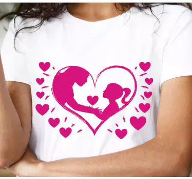 Heartfelt mother daughter love mother and daughter t-shirt - TenStickers